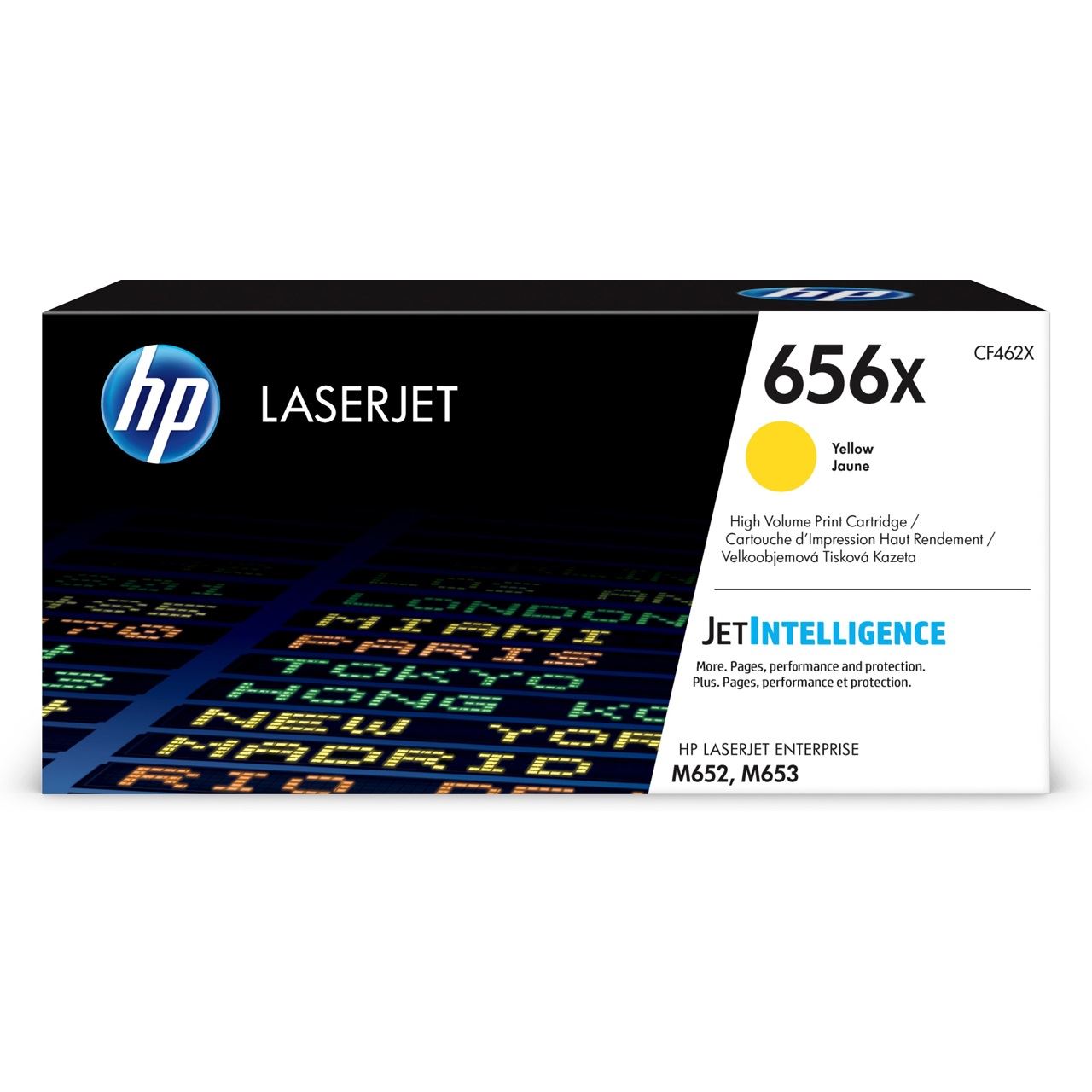 HP Toner f. CLJ M652/M653 gelb