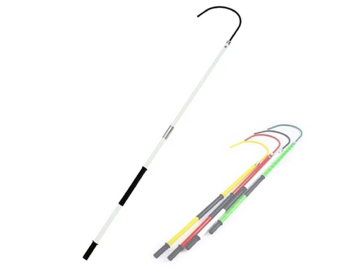 Kommerzieller Life-Haken mit verstellbarer, isolierter Stange, Hochspannungswerkzeug for Elektriker(White,9.8ftx5pc)