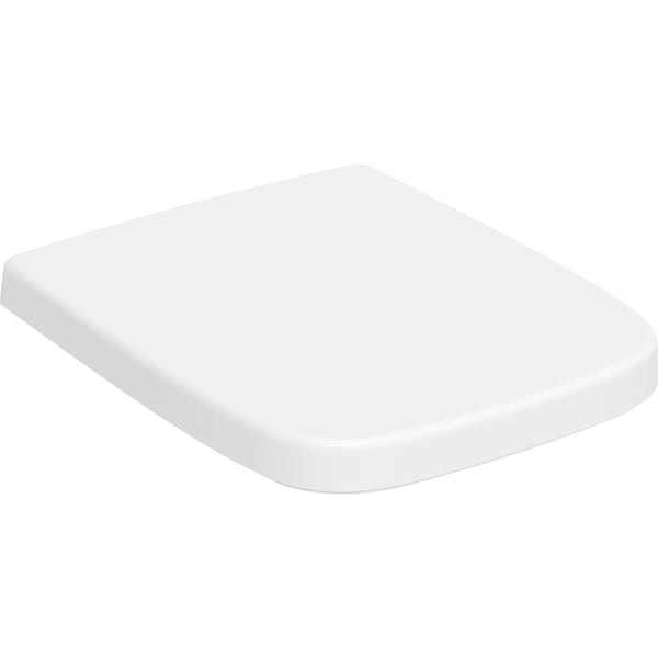 Geberit Renova Plan WC-Sitz, eckiges Design Bef.ob., m.Absenka., Quick Release, weiss, 500832001 500832001