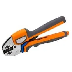 ABB ERG9001 Crimpwerkzeug mit Quetscheinsatz, Shure-Stake Mechanismus u. Hebelwirkung, Kabel-Ø 0,5-6,0 mm2 7TCA131040R0019
