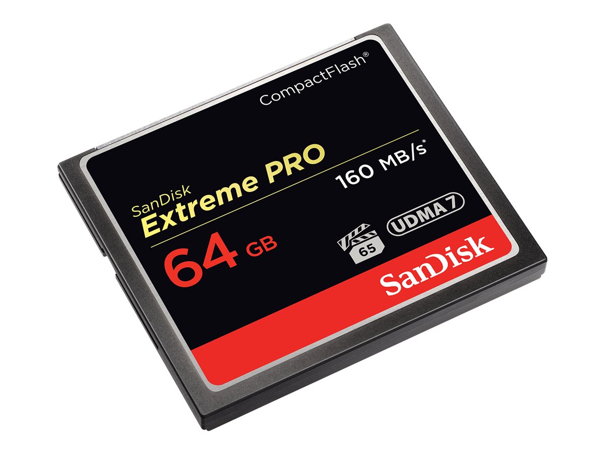 SanDisk Extreme Pro 64 GB CompactFlash Speicherkarte bis zu 160 MB/s SDCFXPS-064G-X46