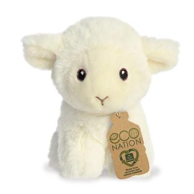 Aurora 35073 - Eco Nation Mini, Lamm, Plüschtier, 13 cm