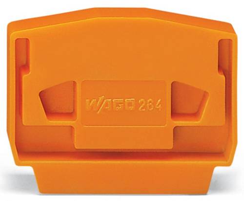 WAGO 264-369 Abschluss- und Trennplatte Orange 25 St.