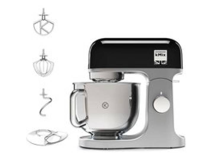 Robot pâtissier Kenwood kMix KMX750BK - bol 5 litres - 6 vitesses - 3 accessoires - noir