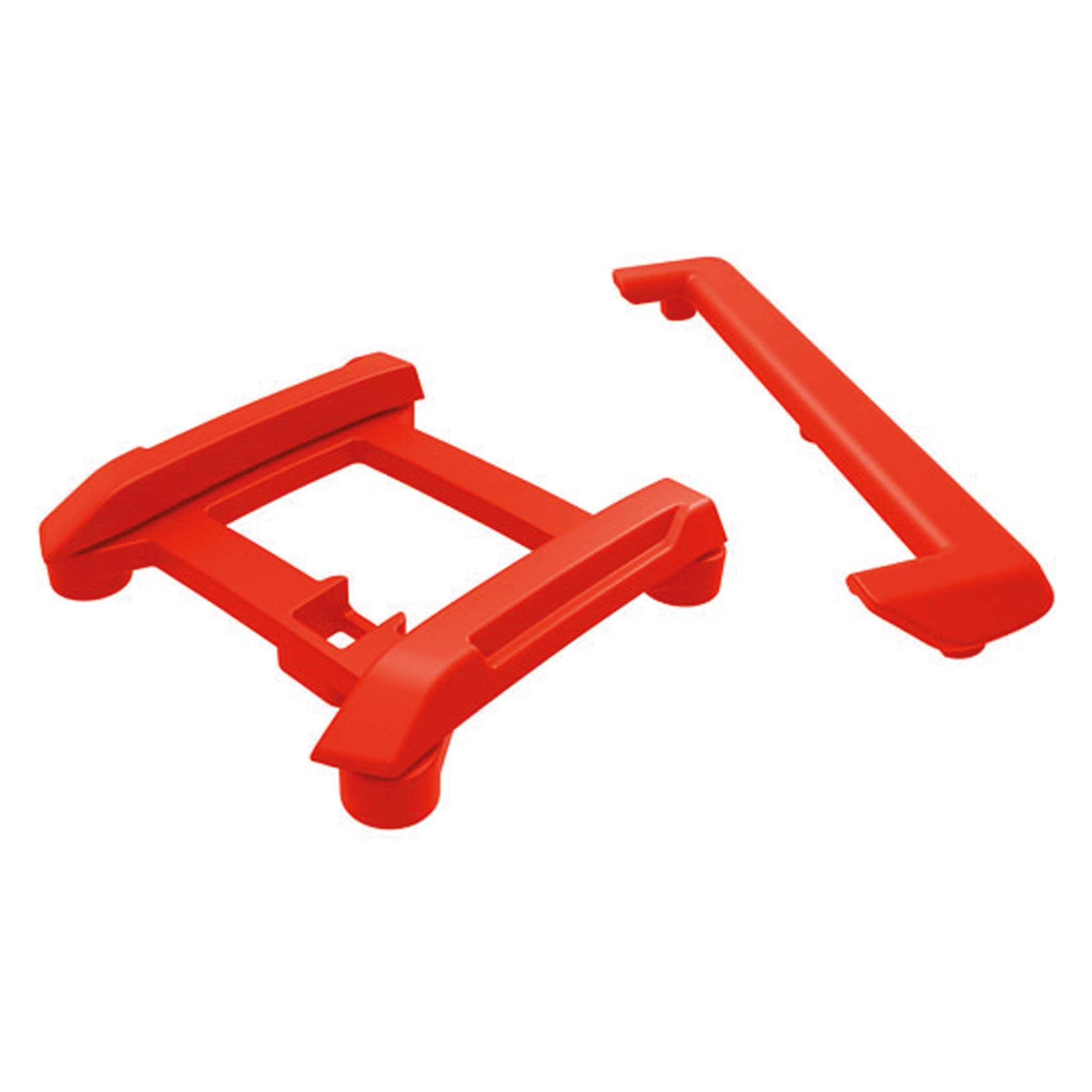 Traxxas Skidplatte / Heckklappen Schutz rot: Mini-Maxx (TRX10717-RED)