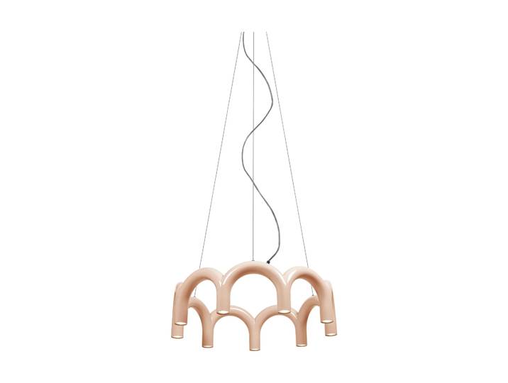 Oblure Arch circle Pendelleuchte Ø76cm Nude, Ø76 cm