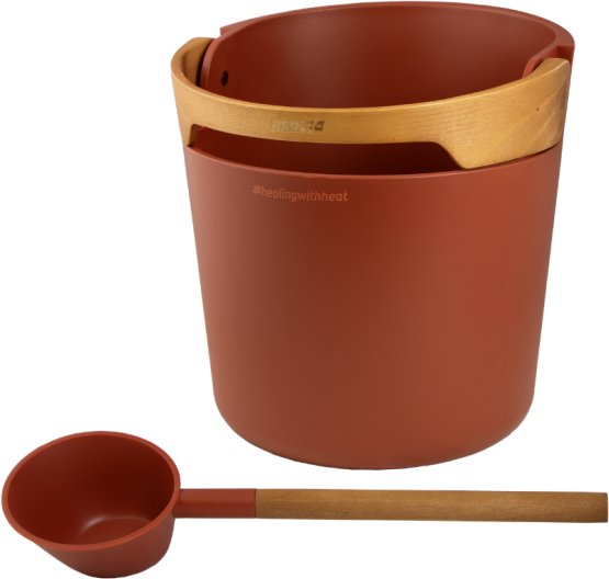 Kit complet Harvia Helmi Terracotta pour sauna