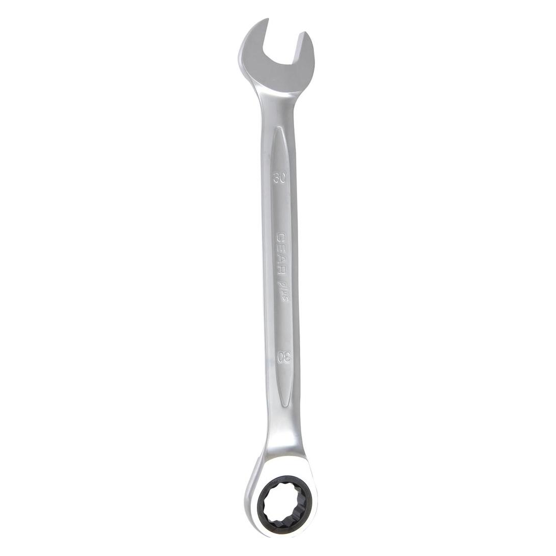 KS Tools Werkzeuge-Maschinen GmbH GEARplus Ratschenringmaulschlüssel,umschaltbar,32mm, auf Hänger (32 mm) (503.4629-E)