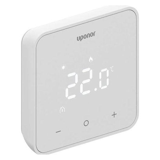 Uponor Smatrix Wave termostat - digital termostat trådløs hvid D+RH T-267 (1144106)