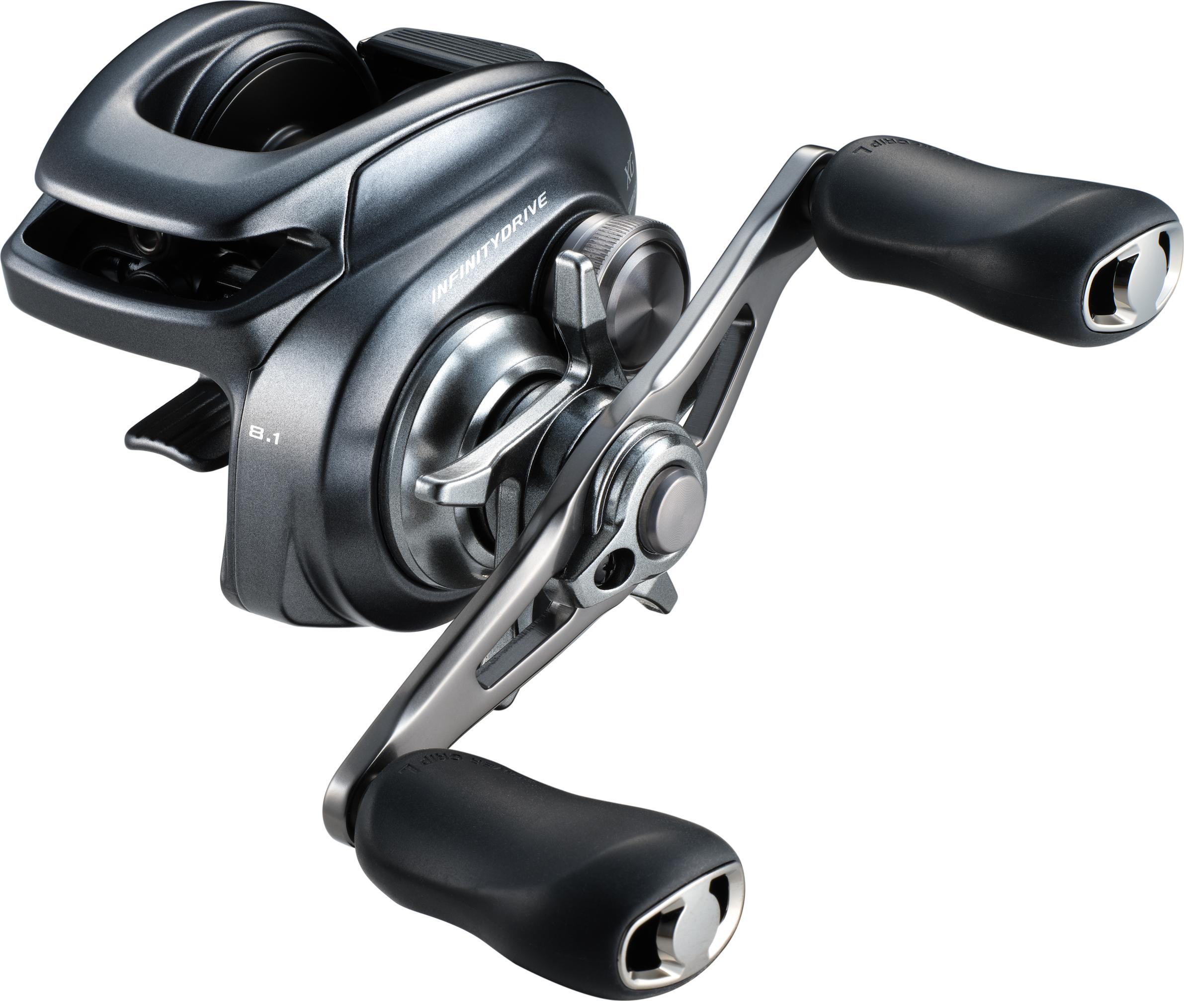 Shimano 22 Bantam XG Linkshand Angelrolle, 225g, 8.1:1 Übersetzung, 5kg Bremskraft