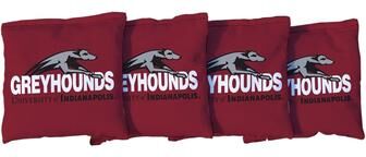 Skip's Garage Indianapolis Red Cornhole Bags