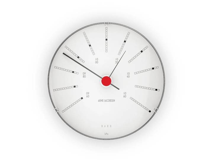 Arne Jacobsen Clocks Arne Jacobsen weerstation barometer