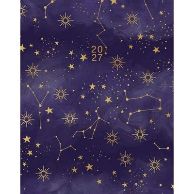 Starry Night 2027 7.5 X 9.5 Booklet Monthly Planner