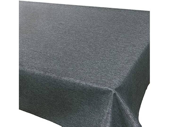 Tischdecke Wien Home, Moderne Tischwäsche mit Fleckschutz für das ganze Jahr, anthrazit, 140x280 cm