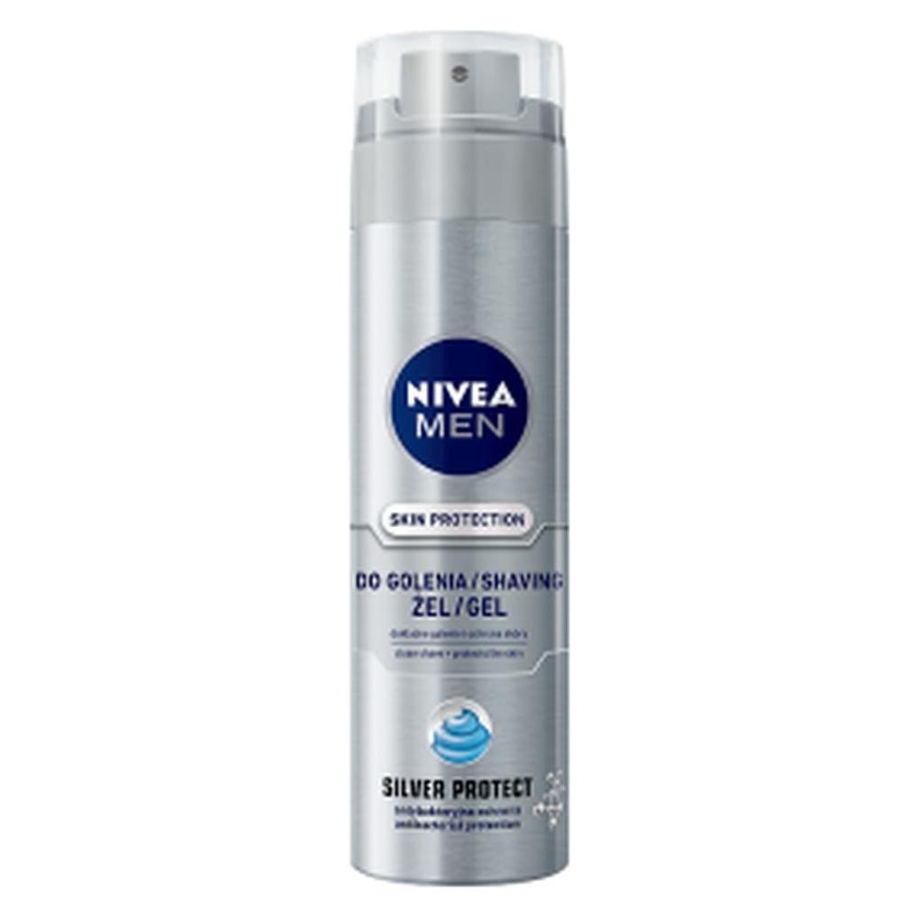 Nivea Men Skin Protection żel do golenia Silver Protect 200ml (200 ml, Rasiergel) (0181358)