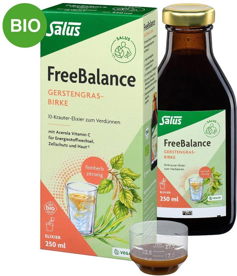 Salus Freebalance Gerstengras-Birke Elixier Bio