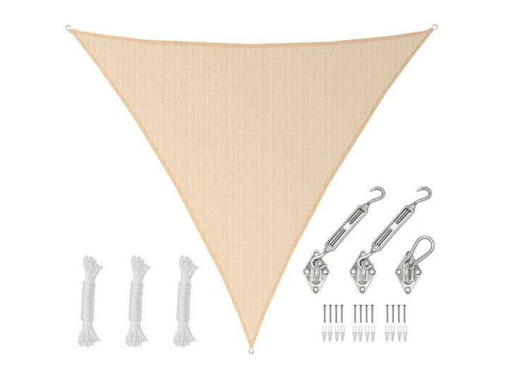 SONNENSEGEL Luftdurchlässig 600 cm Beige