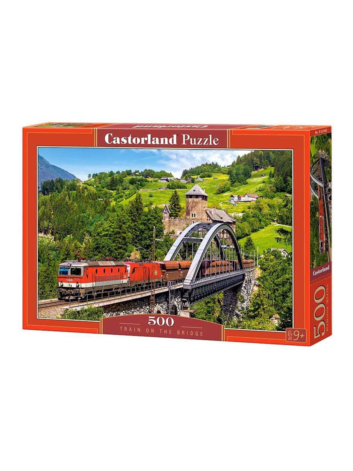 Selecta Play Castorland Jigsaw Puzzle Train on the Bridge 500pcs. 2D Puzzles