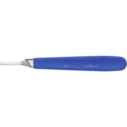 CONRAD Skalpellgriff 140 mm Nickel, Kunststoff Blau 1 St. 6A SM