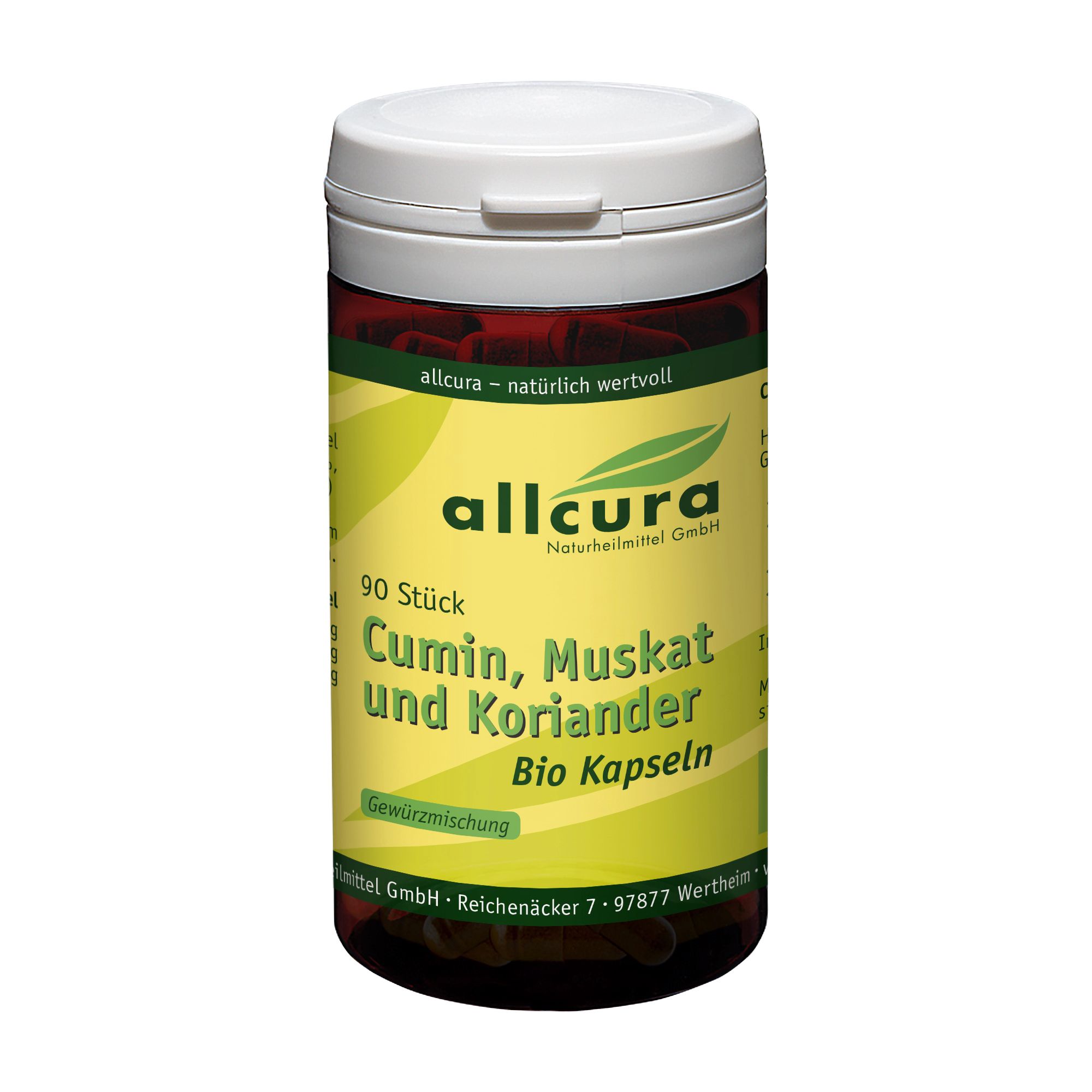 Cumin Muskat und Koriander Bio Kapseln 90 St