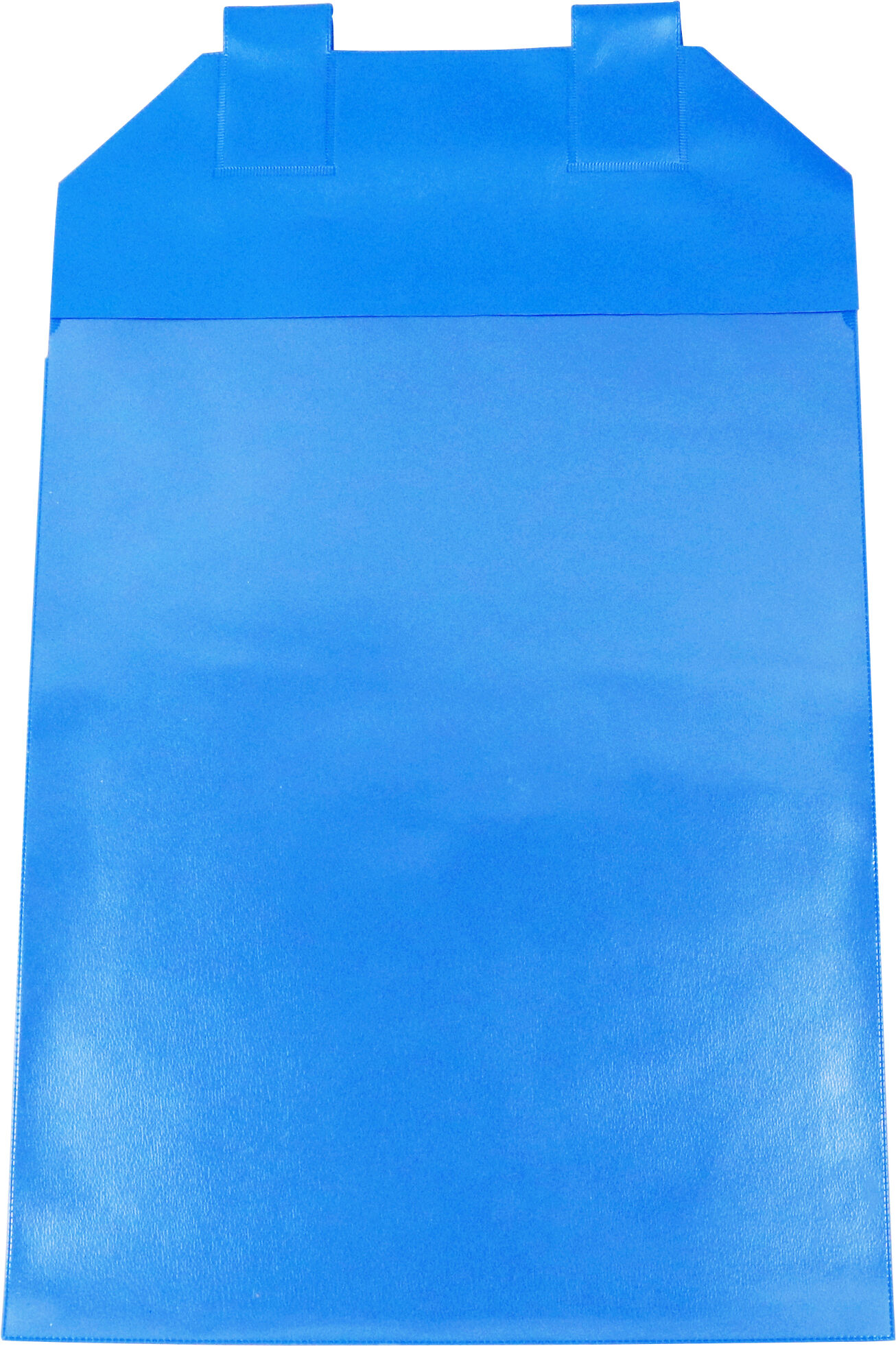 SPRINTIS 10 Unités - Pochette d’identification pour les caisses-palettes métalliques, avec fermeture magnétique portrait   A4, PVC souple, bleu