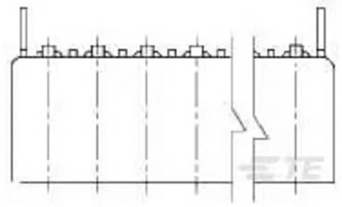 TE Connectivity FFC/FPC-Anschluss Polzahl Gesamt 5 Rastermaß: 2.54mm 5-487508-4 Tray