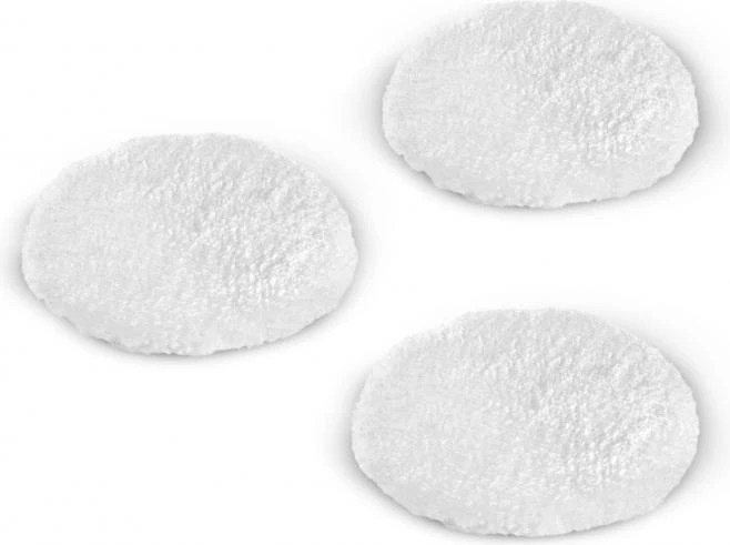 KÄRCHER Polierpads Mikrofaser 60 °C waschbar, 3 St. weiß