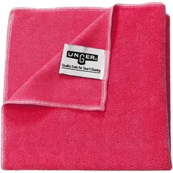 Unger MF40R Microfasertuch Microwipe Smart Color 4000 rot zum Nachpolieren auf allen Oberflächen, 40x38 cm