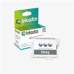 Inkadoo, Druckerpatrone, Druckerpatronen kompatibel zu Canon 0892B001 / PFI-101GY Tintenpatrone, grau Grau (GY)