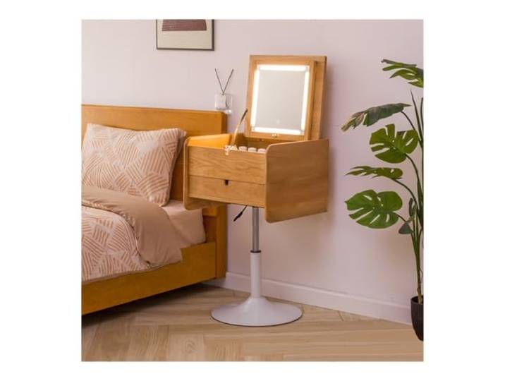 zhangrui1888 Schminktisch Schminktisch mit Schublade, moderner Klapp-Waschtisch Schlafzimmer-Make-up-Waschtisch ﻿