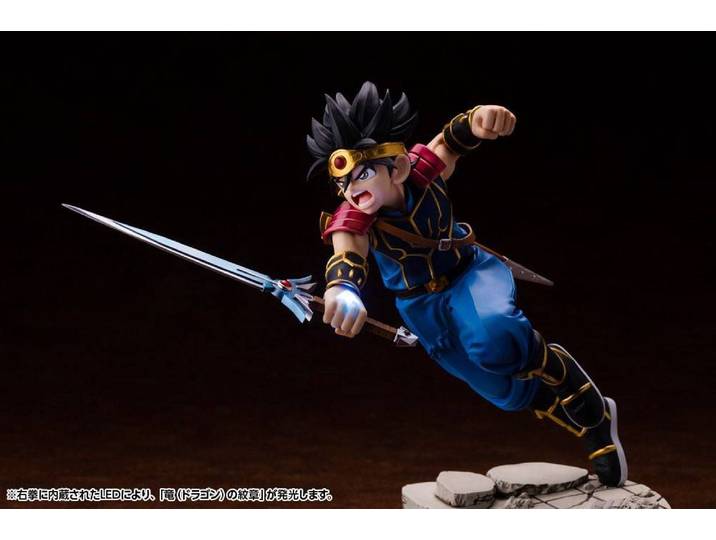 Kotobukiya Sammelfigur Dragon Quest The Adventure of Dai 1/8 Dai 18 cm ARTFX J Statue