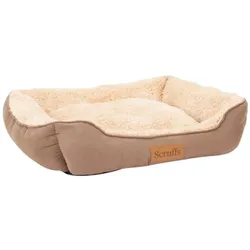 Scruffs Gemütliches bequemes weiches gepolstertes Hundebett (Hund), Hundebett + Katzenbett