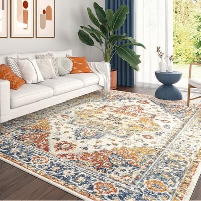 Alise Rugs Chesney Bohemian & Eclectic Medallion Indoor Area Rug