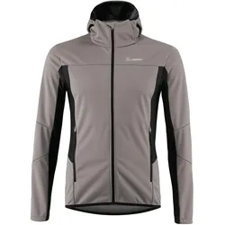 Löffler, Herren, Langlaufjacke, North Ab Light Hoodie (XXL), Grau, XXL
