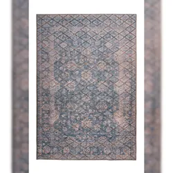 Kayoom Teppich Antique 225 Blau / Gold - CZRL1-80-150