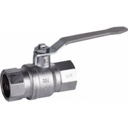 G.Bee Durchgangskugelhahn 1 1/2'' Messing für Gas und Trinkwasser mit Hebelgriff 984D