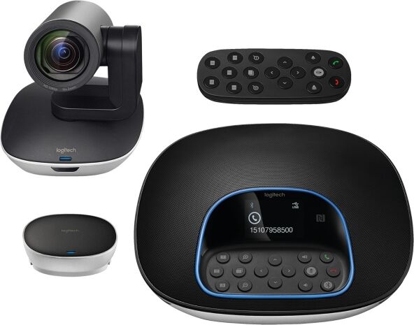 Logitech Group Système de visioconférence complet conçu pour les grandes salles de réunion.