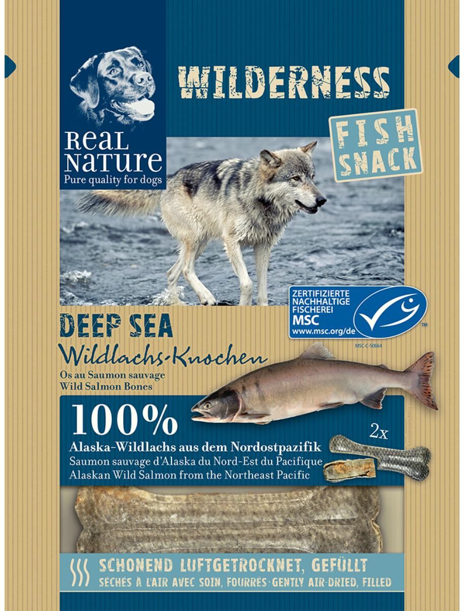 Real Nature Wilderness Dog Fish Snack 70G DEEP SEA