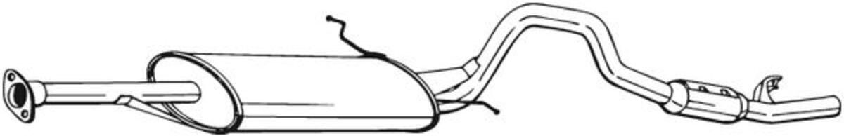 Bosal Silenziatore posteriore 287-511