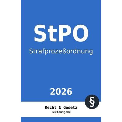 StPO - Strafprozessordnung, Taschenbuch von Recht und Gesetz Deutschland, Epubli, 978-3-565-52532-4