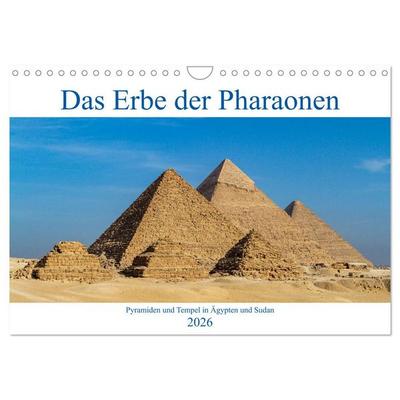 Das Erbe der Pharaonen (Wandkalender 2026 DIN A4 quer), CALVENDO Monatskalender