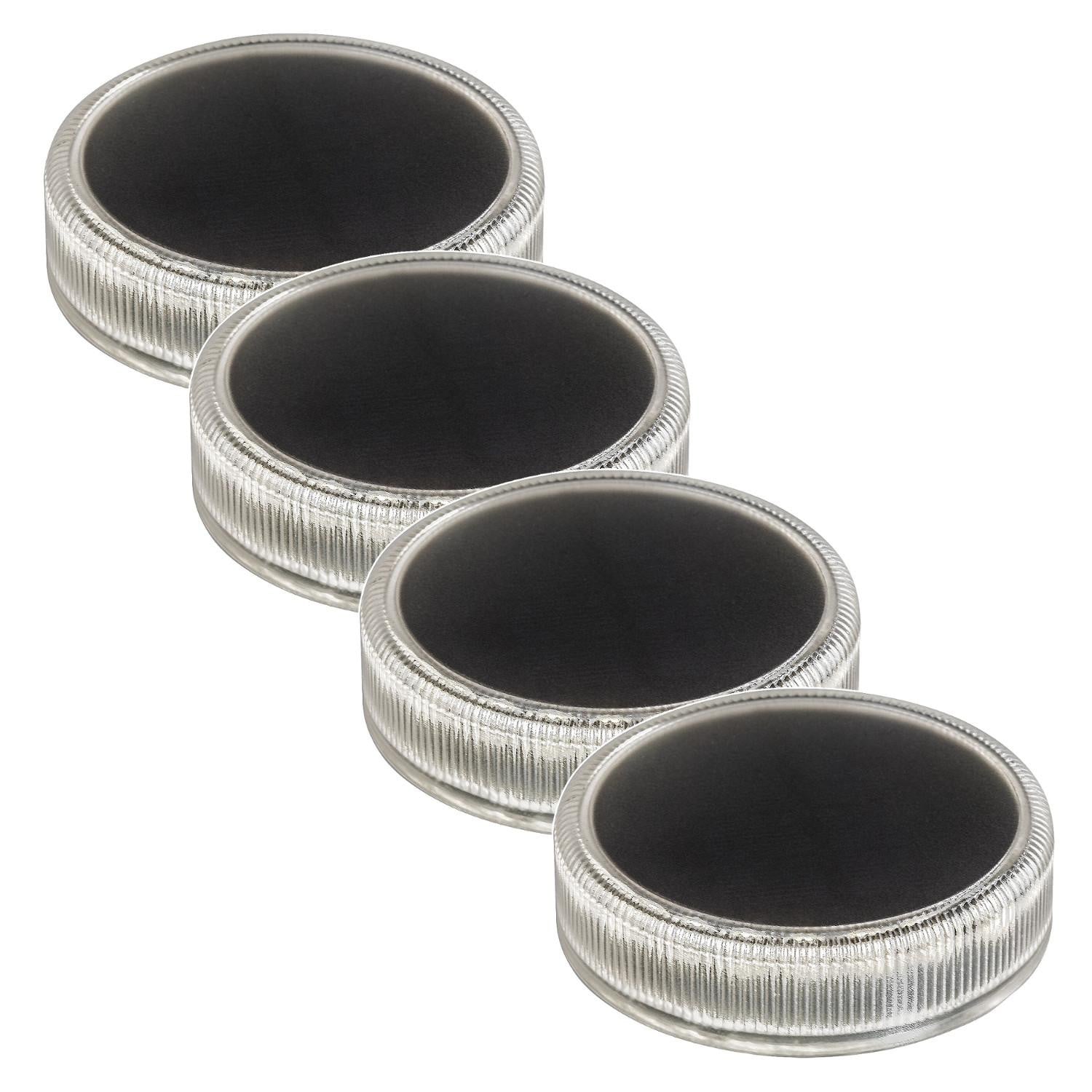 Rabalux Trillo LED-zonne-lamp set van 4, transparant, IP65 met schemersensor