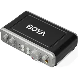 Boya BY-AM4 - Professional dual-channel audio interface (USB), Audio Interface, Grau