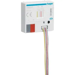 Hager TXB322 - Binäreingang 2-fach + 2 LED Ausgänge KNX, Unterputz