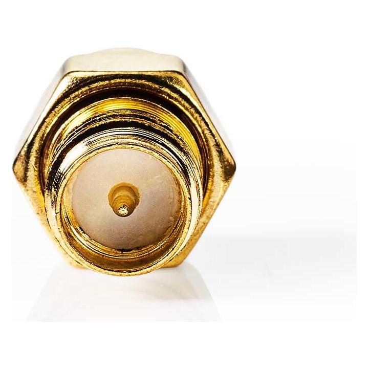 Nedis SMA Adapter | SMA-Buchse Reverse Polarity | SMA-Stecker | Vergoldet | 50 Ohm | Gerade | Kupfer (CSGB02112GD)