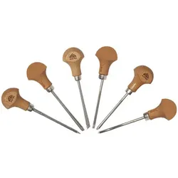 Micro Stechbeitel Satz 6-teilig