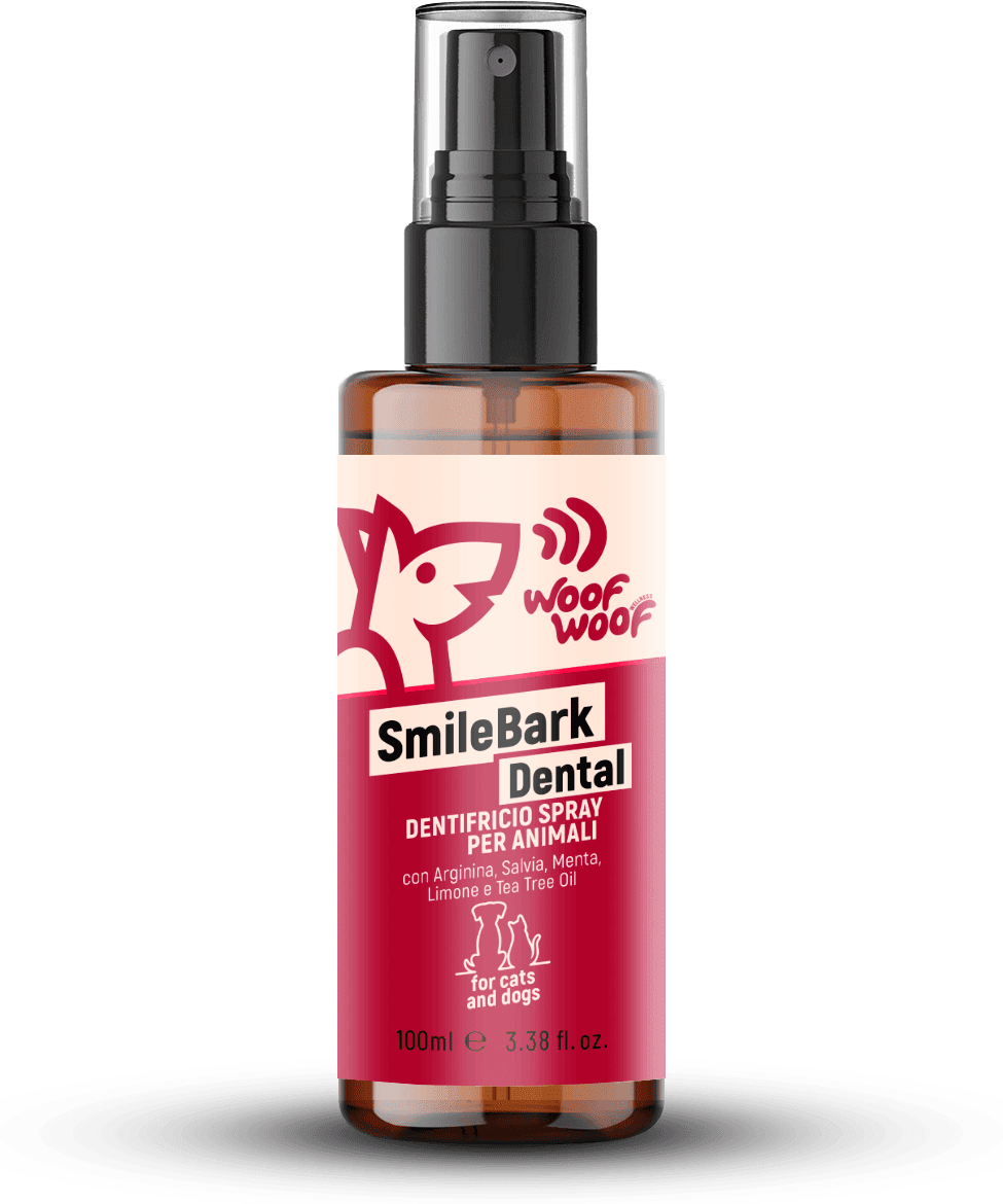 Woof Woof SmileBark Dentifricio Spray Cane e Gatto 100ML