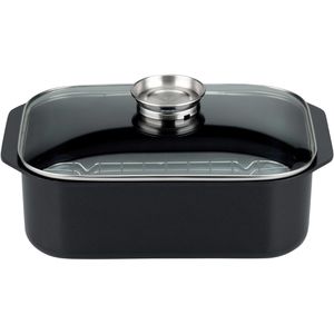 ELO Bräter Pure Trend 82660, aus Aluguss, induktionsgeeignet, mit Deckel&Rost, (BxT) 40x26cm