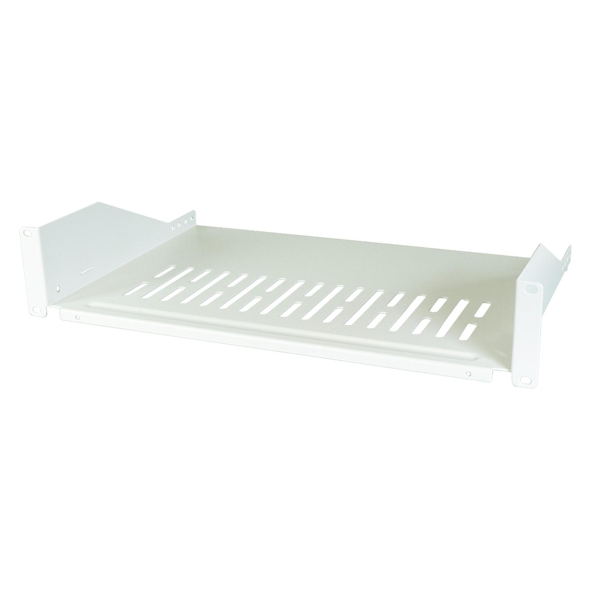 EFB Elektronik 19" 2HE Fachboden Tiefe 400 mm Traglast 22 kg RAL7035 (691650GR.2B)