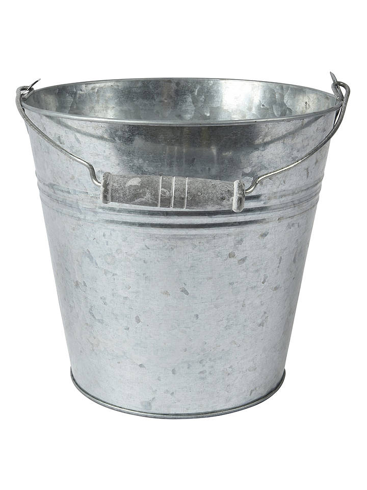 Kaeming Pflanzkübel in Silber - (H)17 x Ø 18 cm - onesize
